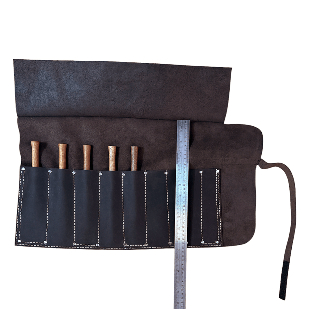 Oltre Tool Roll Leather 9 Pocket