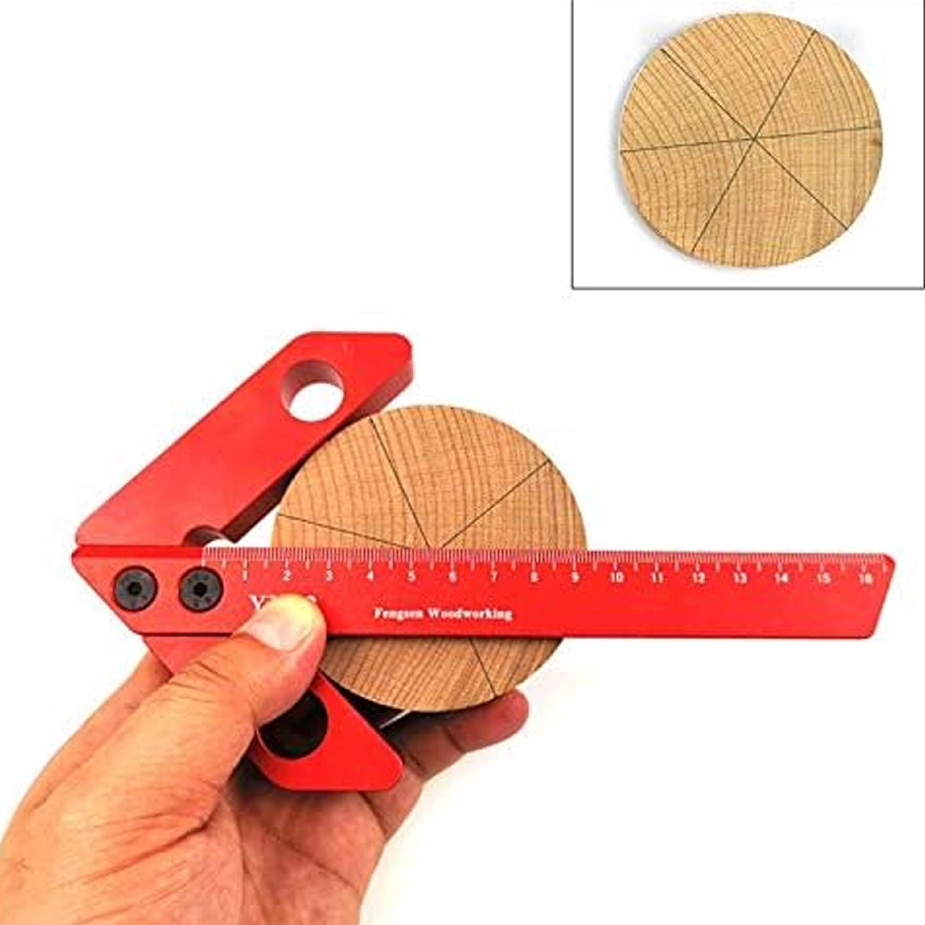 Oltre Aluminium Woodworking Angle & Centre Scribe Ruler OT-HT-RSR-AM