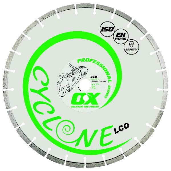 Ox 350mm Diamond Cutting Disc LCO Cyclone Segmented