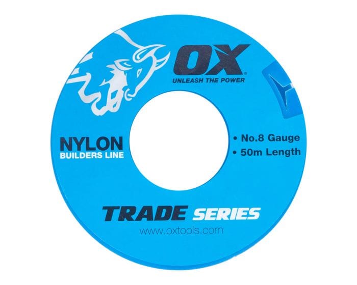 50m 8 Braid Lime String Line OX-T102805 by Ox