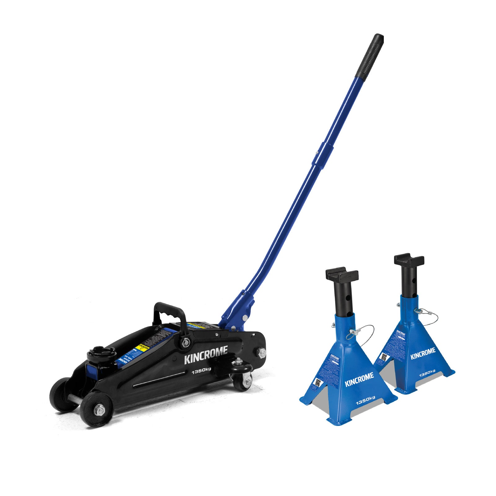 1,350kg Trolley Jack & Stand Bundle - P12100 by Kincrome