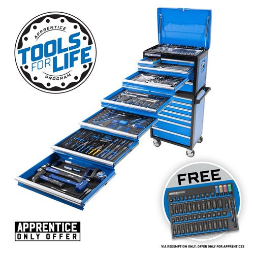 Evolution Workshop Tool Kit 312 Pce 14 Drawer 26" - P1712 by Kincrome