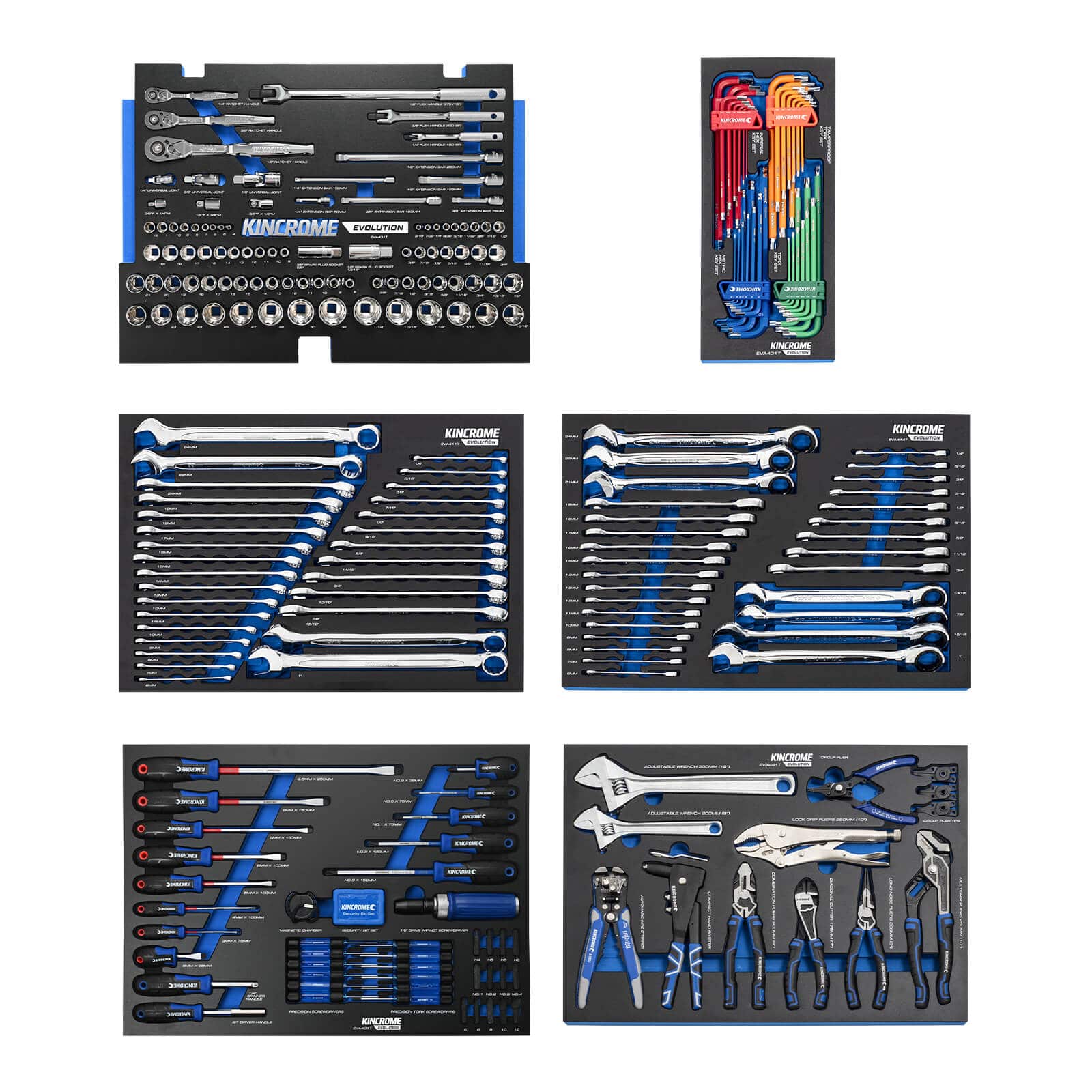 Kincrome 312Pce 14 Drawer 26" Evolution Workshop Tool Kit P1712