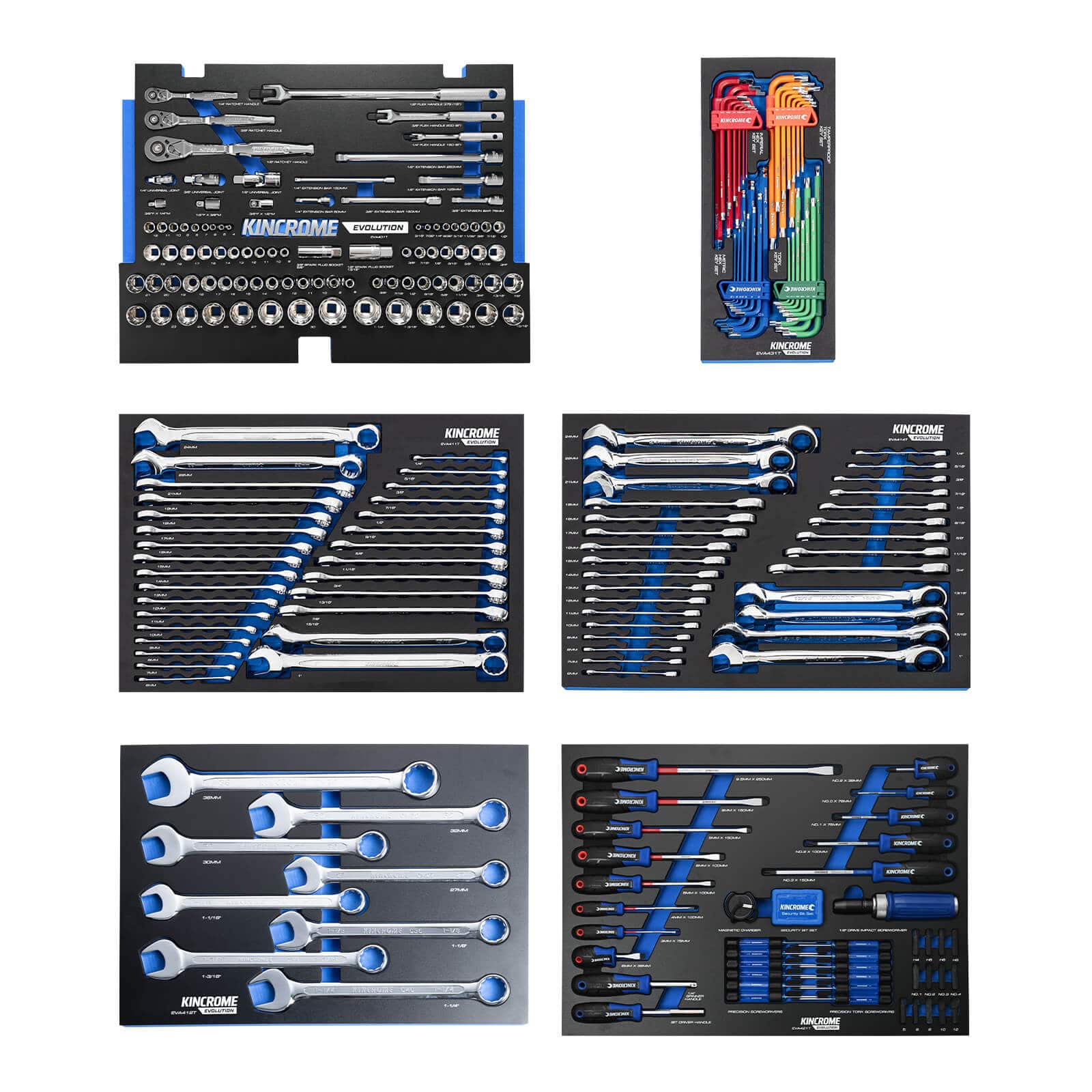 Kincrome EVOLUTION Workshop Tool Kit 382 Piece 14 Drawer (26”) P1715