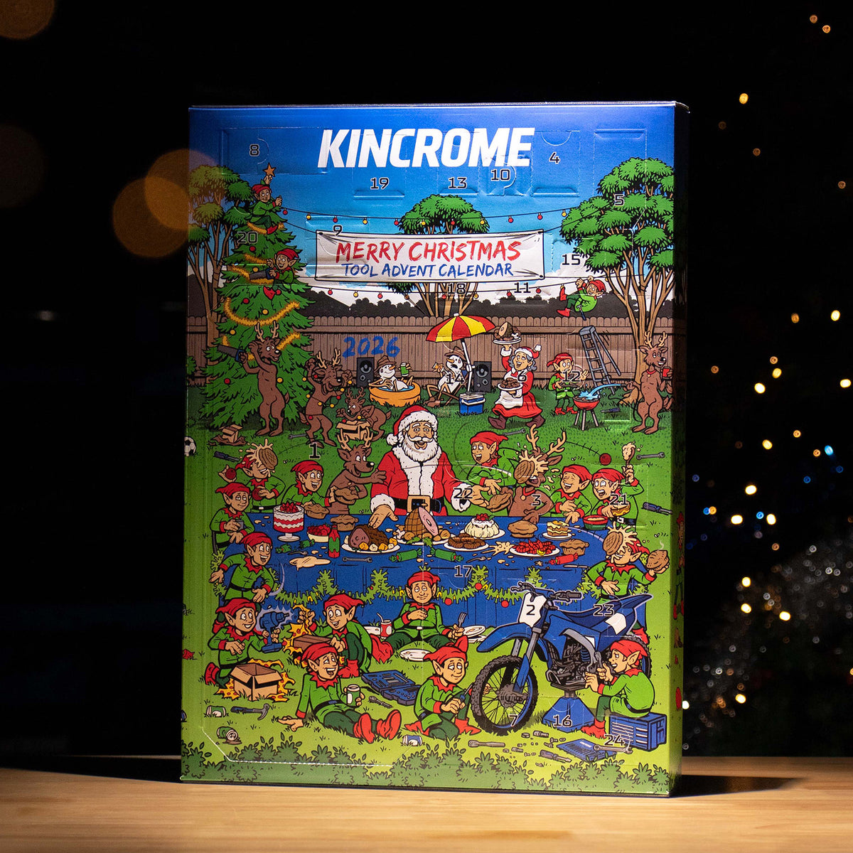 Kincrome 2026 Advent Calendar 32 Piece Socket & Bit Set P2113