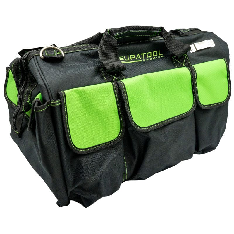 Supatool Premium Wide Mouth Tool Bag with 48 Pockets and Loops STP7101