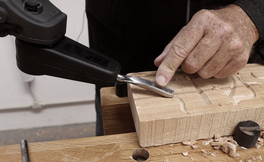 Arbortech 1000W Power Chisel Woodcarving Tool Kit (with 7 Chisels) PCH.FG.900.00