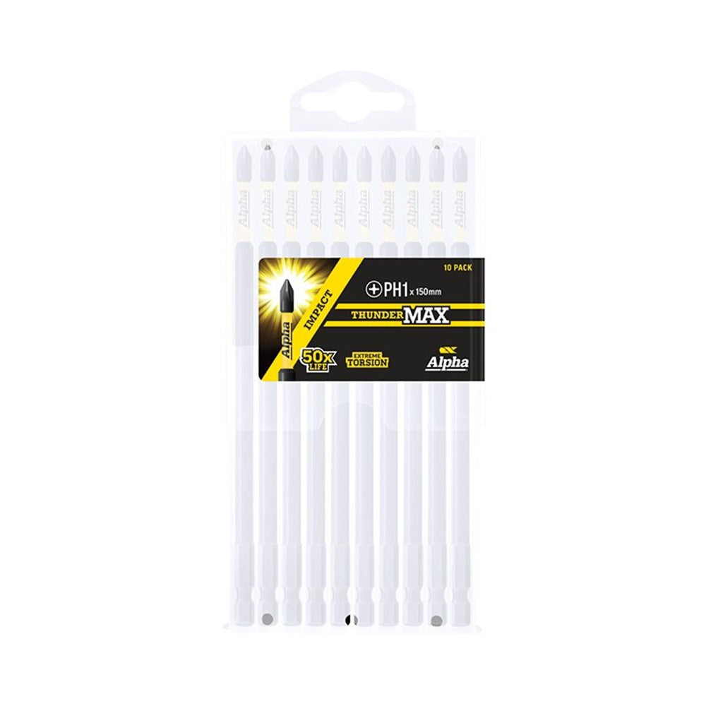 Alpha ThunderMax Impact Power Bits Phillips