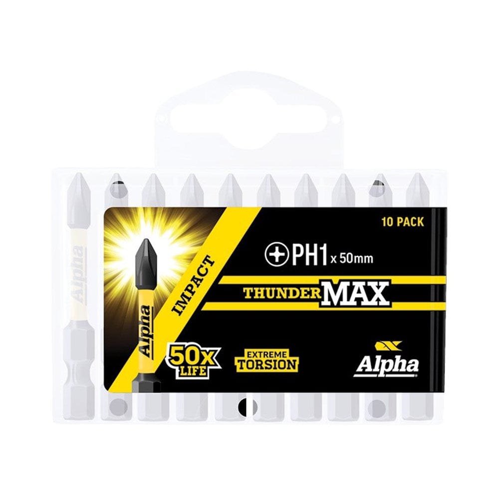 Alpha ThunderMax Impact Power Bits Phillips