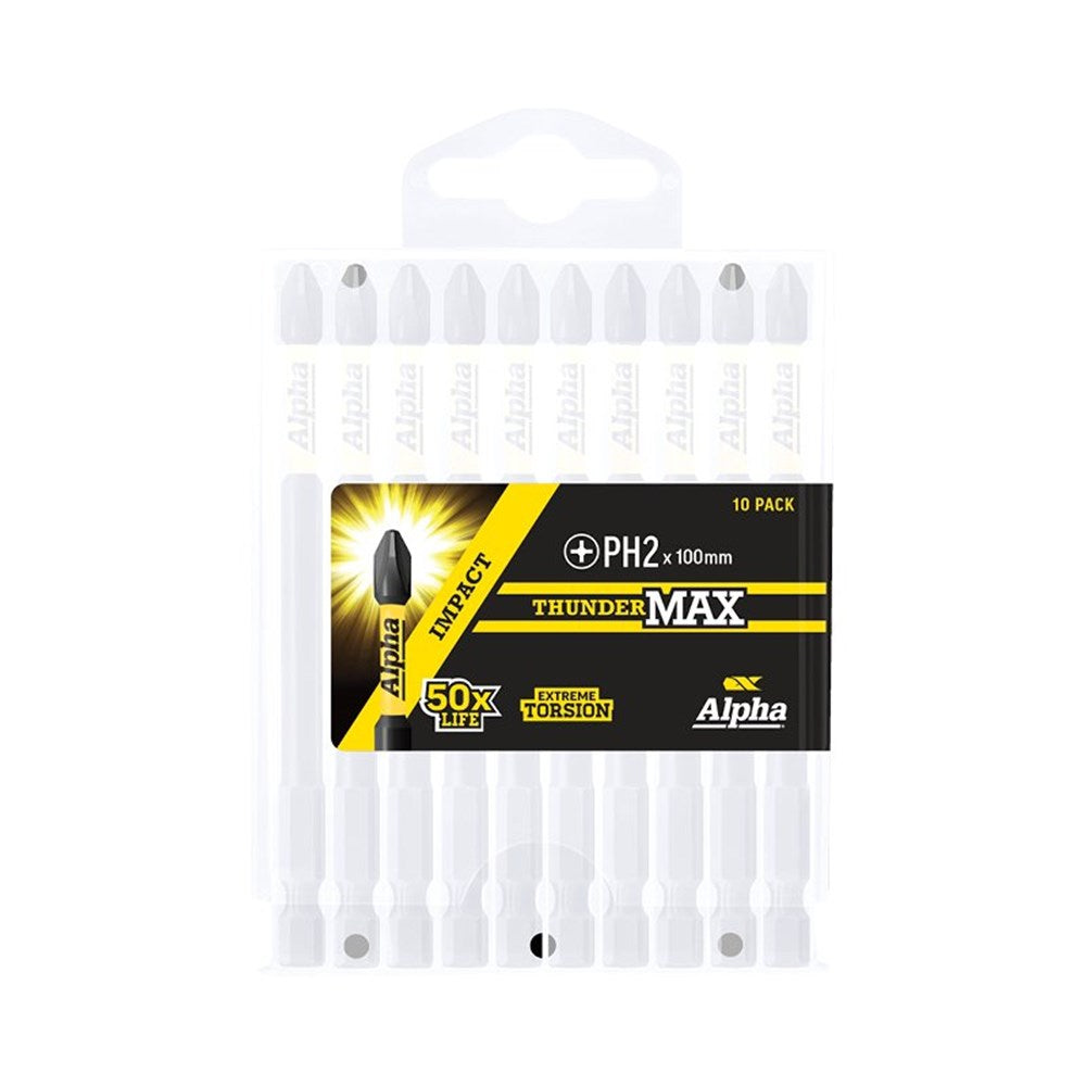 Alpha ThunderMax Impact Power Bits Phillips