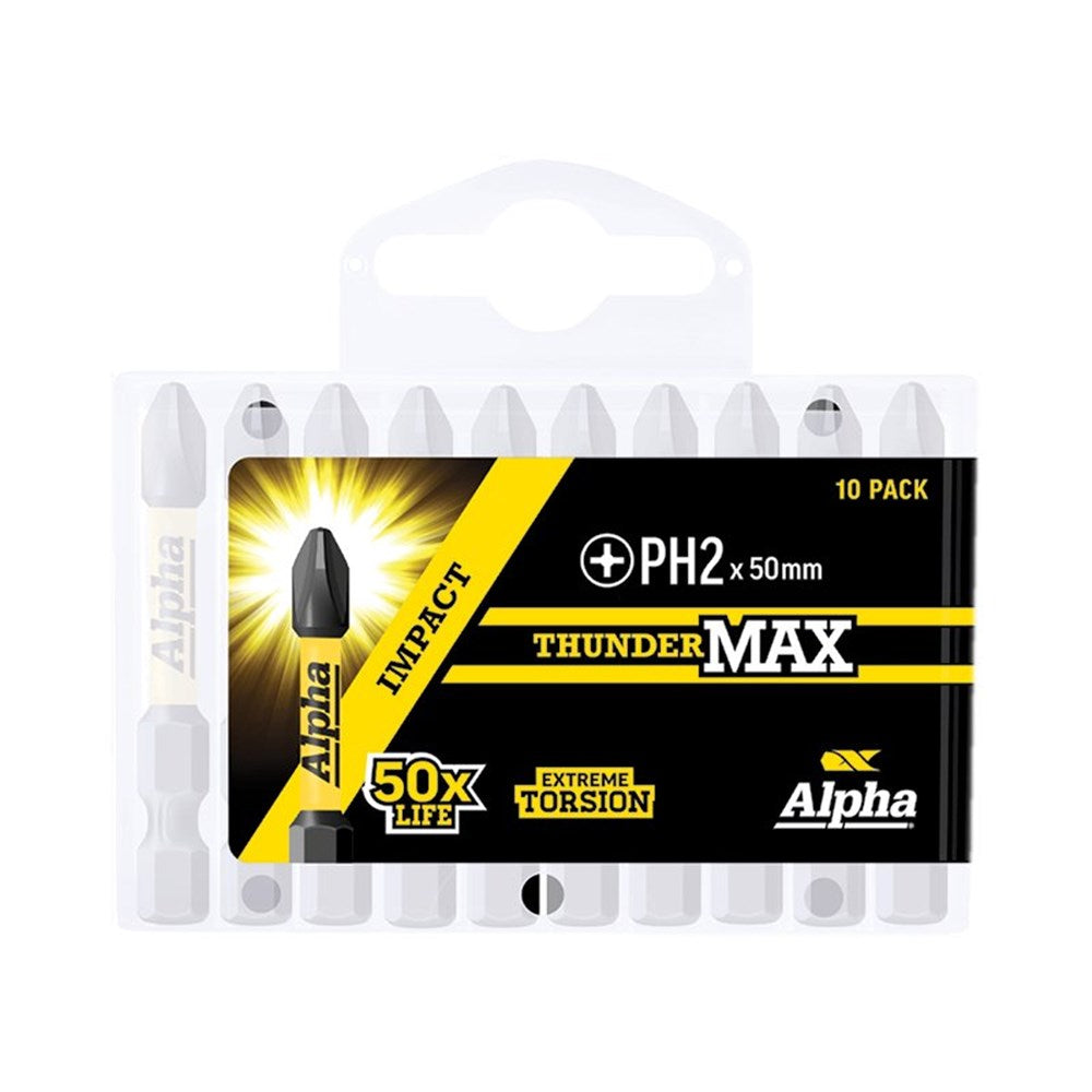 Alpha ThunderMax Impact Power Bits Phillips