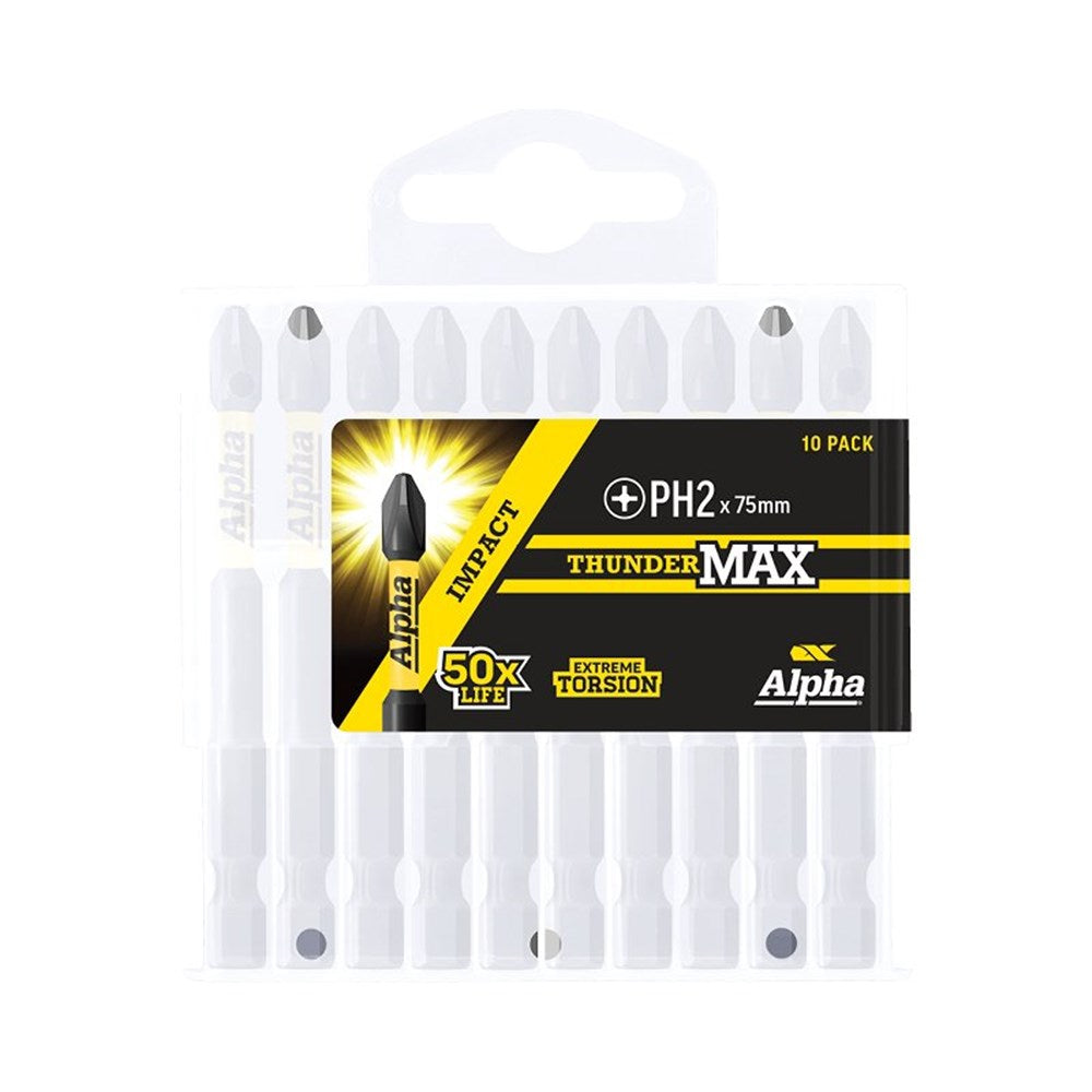 Alpha ThunderMax Impact Power Bits Phillips