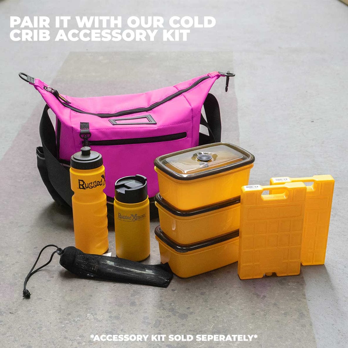 Insulated Pink PVC Crib Bag RX05L106PVCPK by Rugged Xtremes