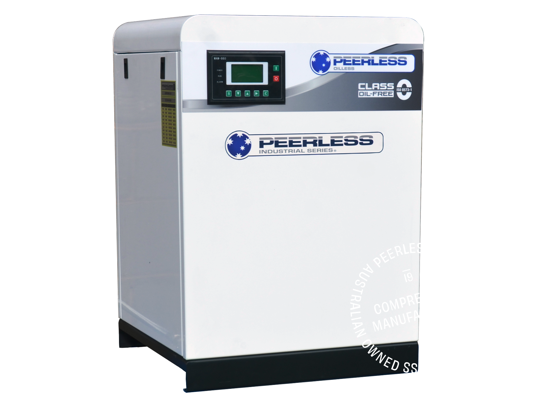 Scroll Air Compressor, Oil Less, Direct Drive, 15Amp, 3HP, 200LPM 240V PS3/8OL by Peerless