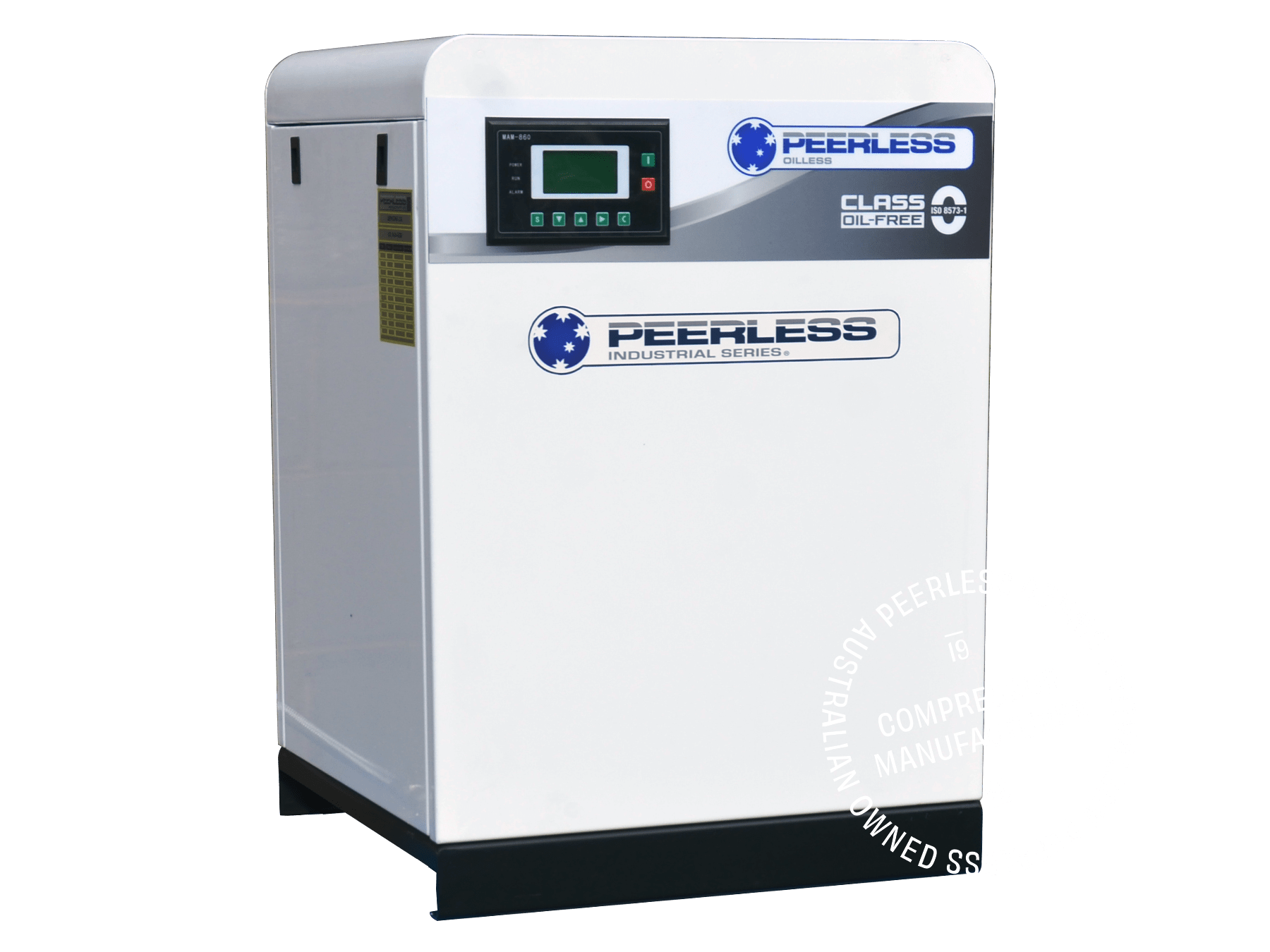 Scroll Air Compressor, Oil Less, Direct Drive, 15Amp, 3HP, 200LPM 240V PS3/8OL by Peerless
