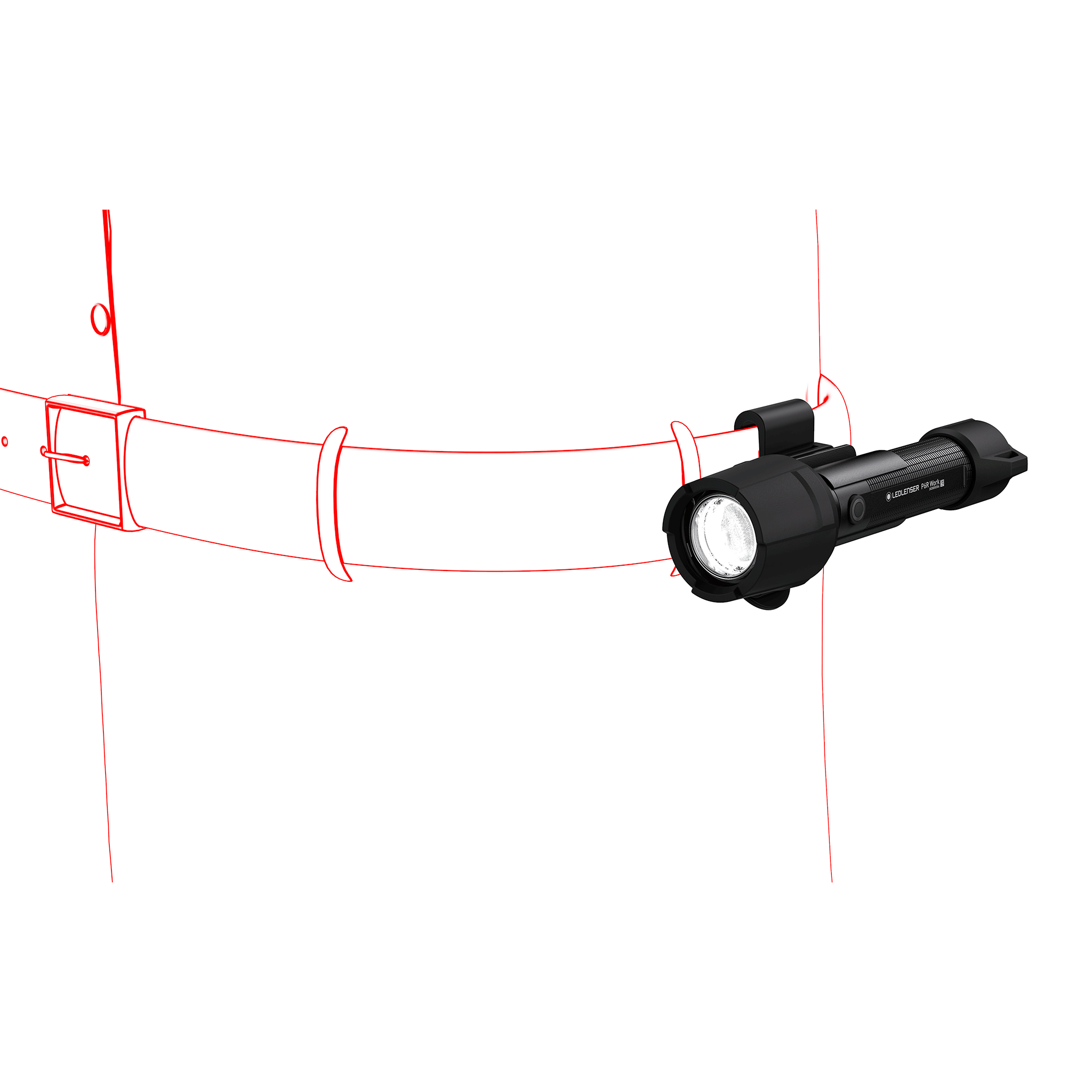 Ledlenser 850 Lumens Torch P6R Work Box (ZL502186)