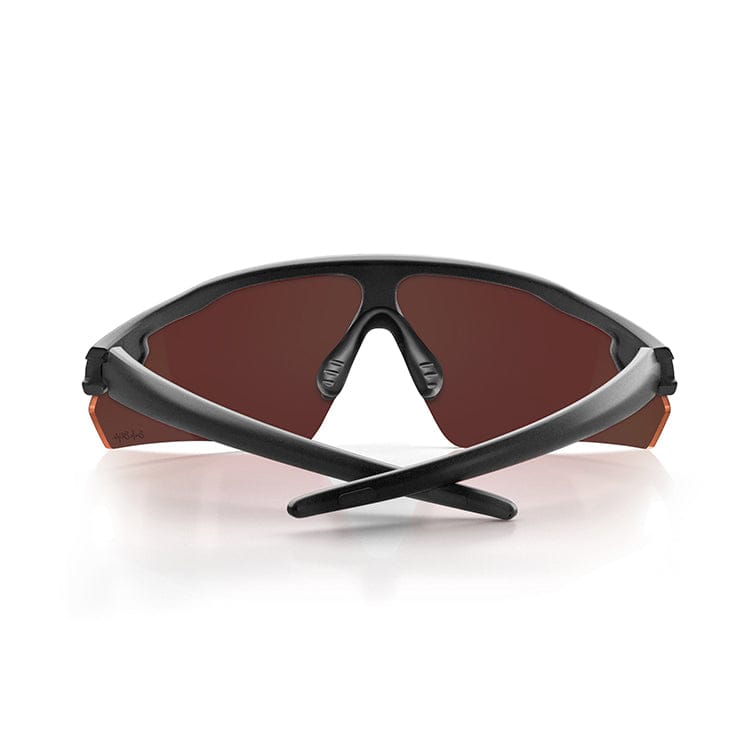 SafeStyle Phantoms Matte Black Frame Reflectors Red Lens