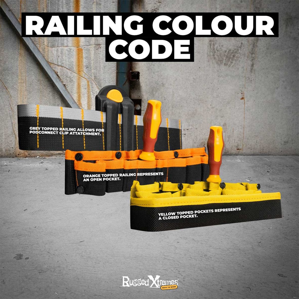 Tradesman PVC Tool Bag RX05J5020YEBK by Rugged Xtremes