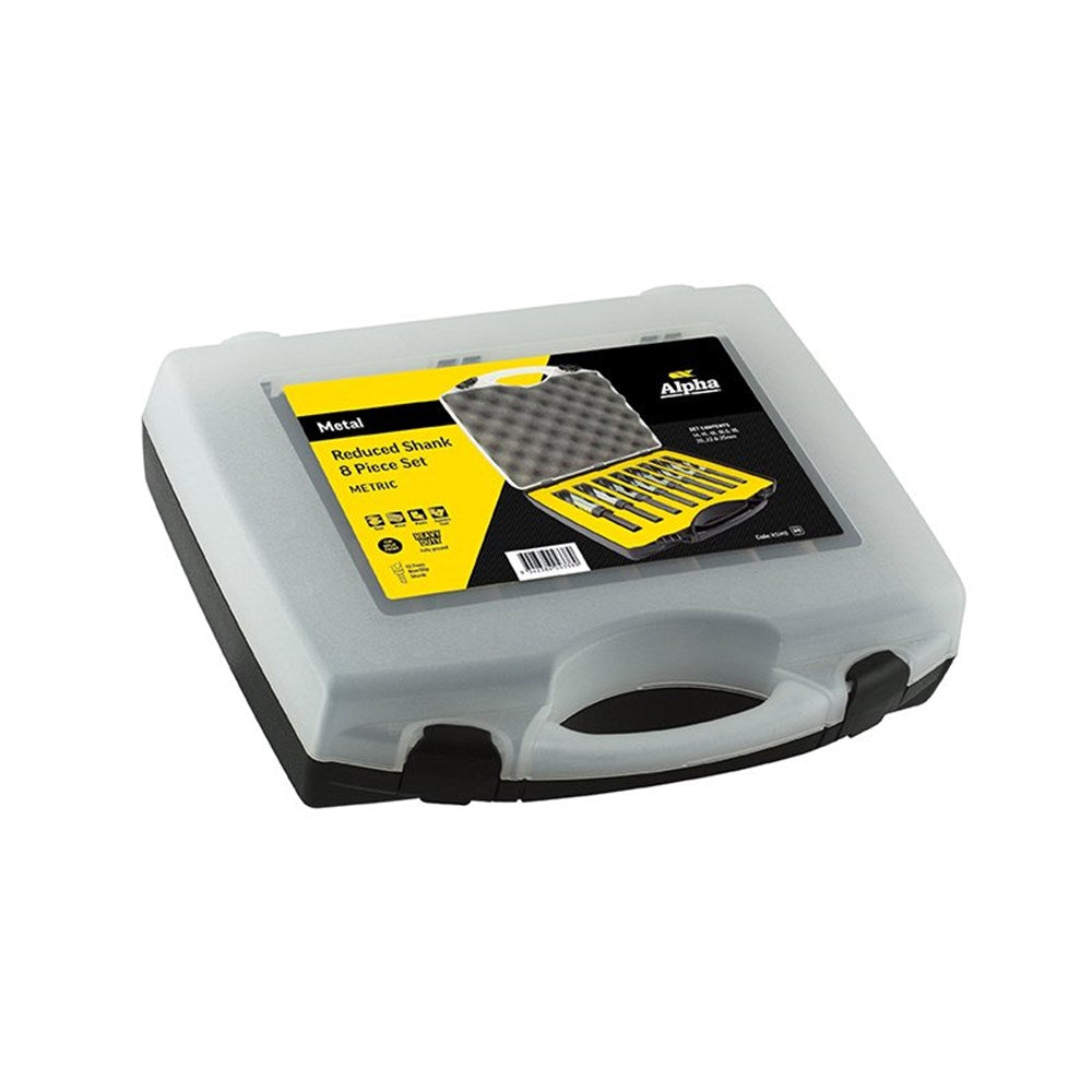 Alpha 8 Piece | Reduced Shank Metric Drill Set RSM8