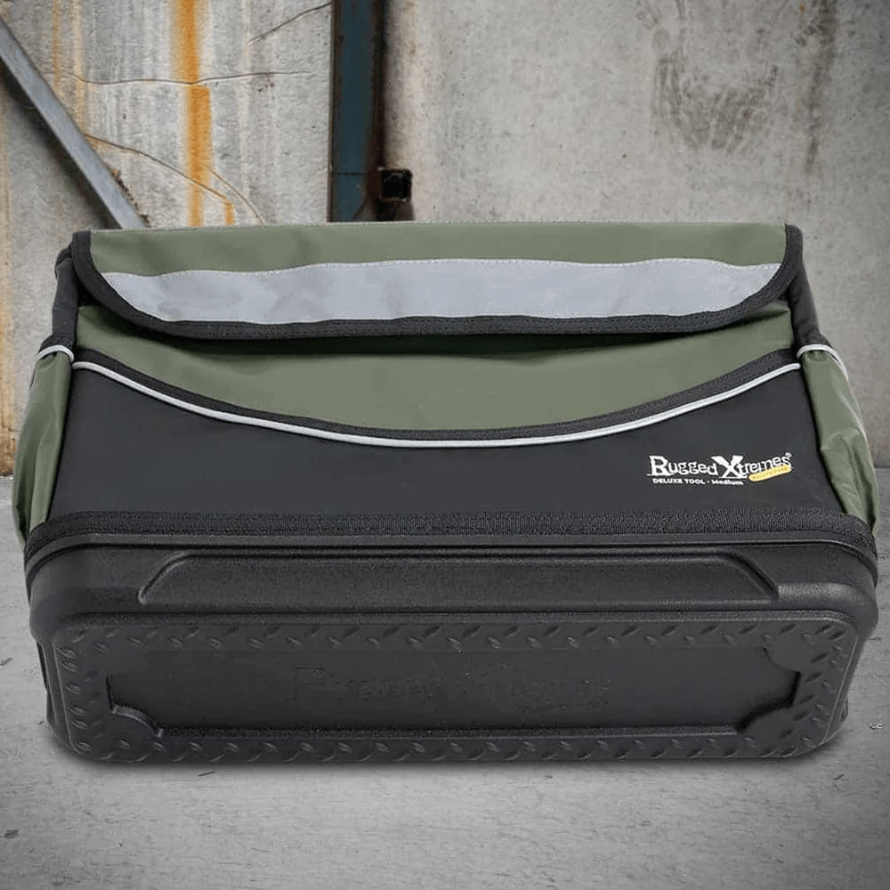 Medium Deluxe PVC Hard Base Tool Bag RX05I112PVCGR by Rugged Xtremes