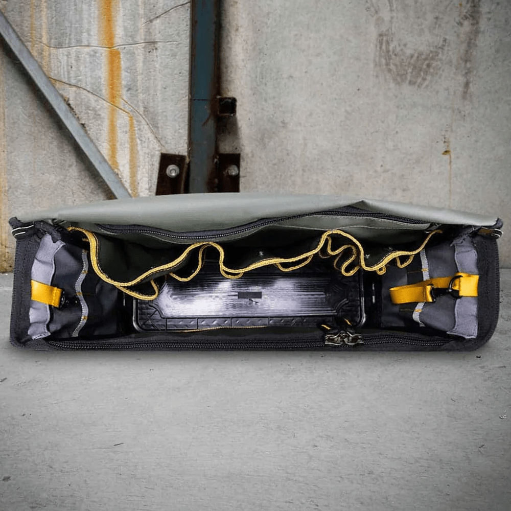Medium Deluxe PVC Hard Base Tool Bag RX05I112PVCGR by Rugged Xtremes
