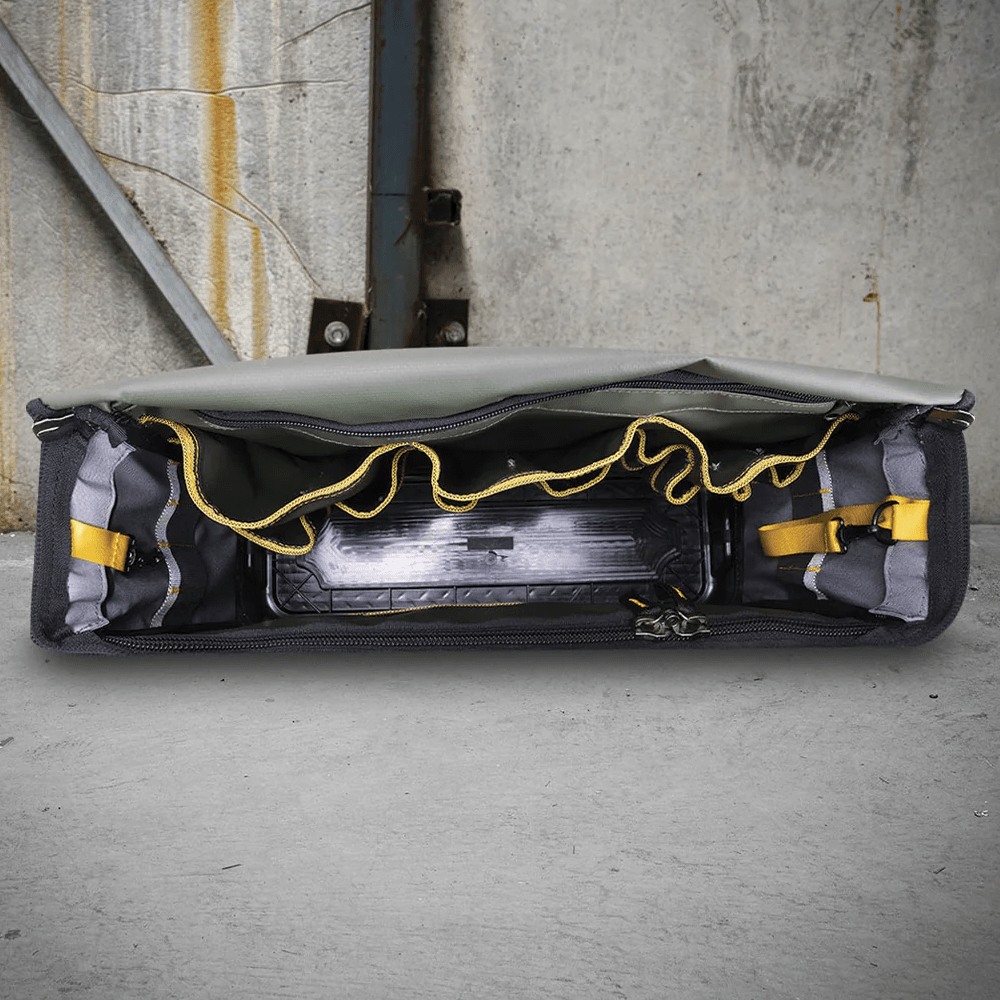 Large Deluxe PVC Hard Base Tool Bag RX05I118PVCGR by Rugged Xtremes
