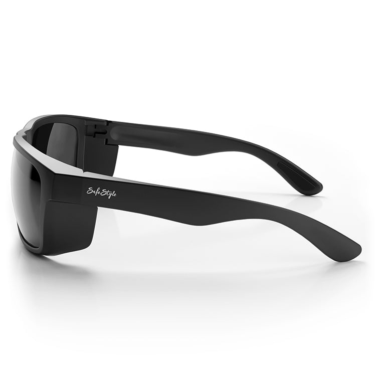 SafeStyle Rapids Matte Black Frame Tinted Lens