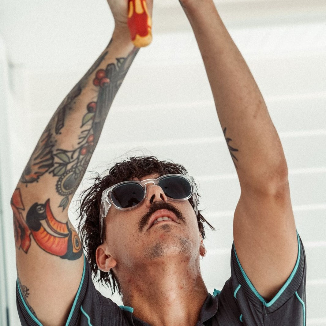 SafeStyle Cruisers Clear Frame Polarised Lens