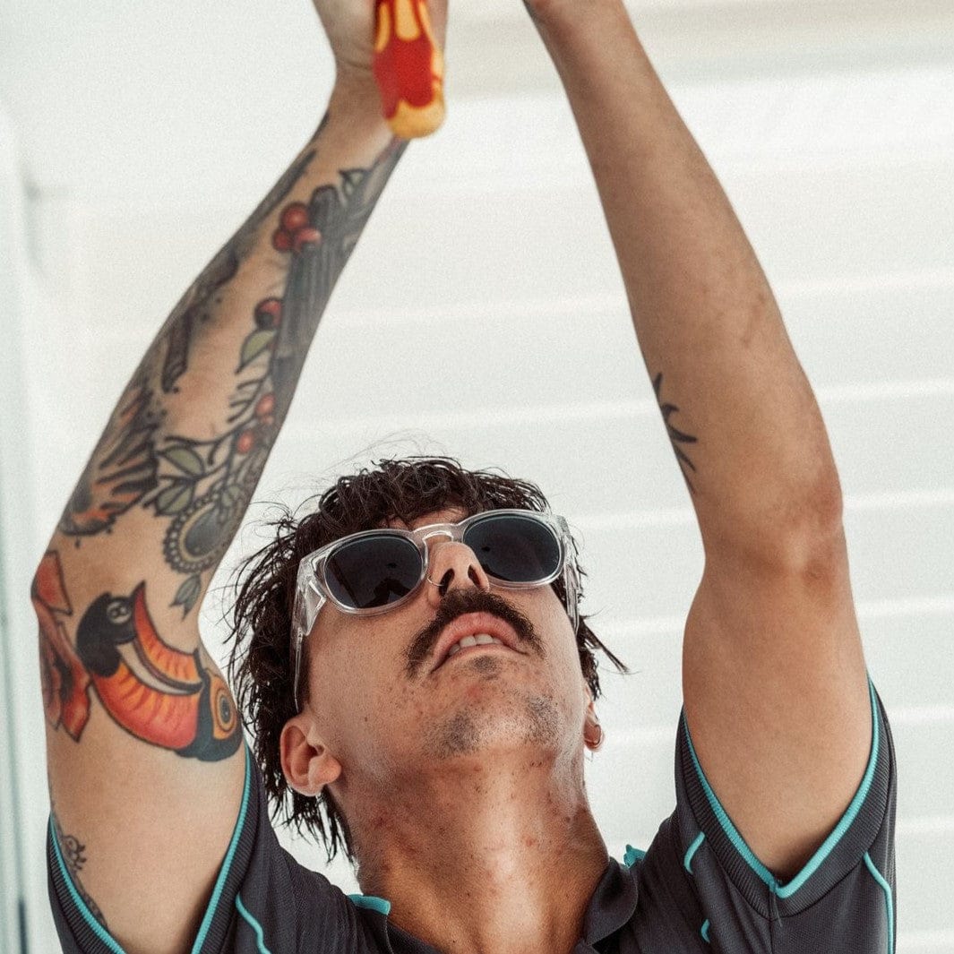 SafeStyle Cruisers Clear Frame Polarised Lens