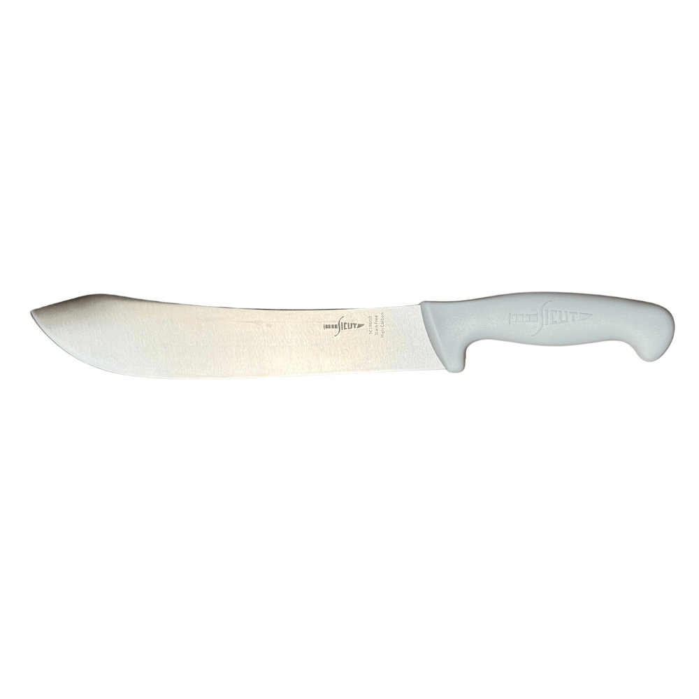 Sicut 10″ Butcher Knife – High-Carbon Stainless Steel with Ergonomic Polypropylene Handle SC1BU10