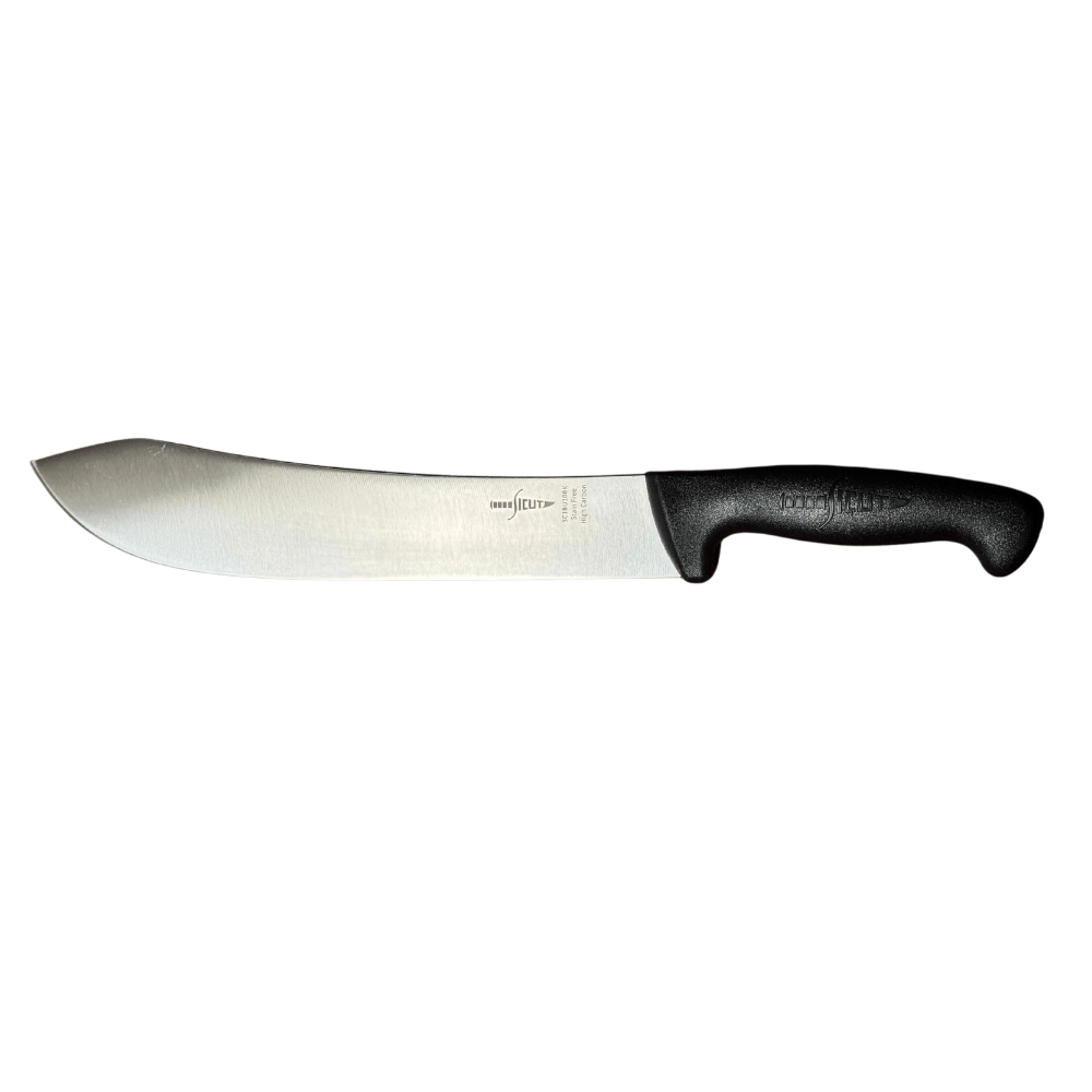 Sicut 10″ Butcher Knife – High-Carbon Stainless Steel with Ergonomic Polypropylene Handle SC1BU10