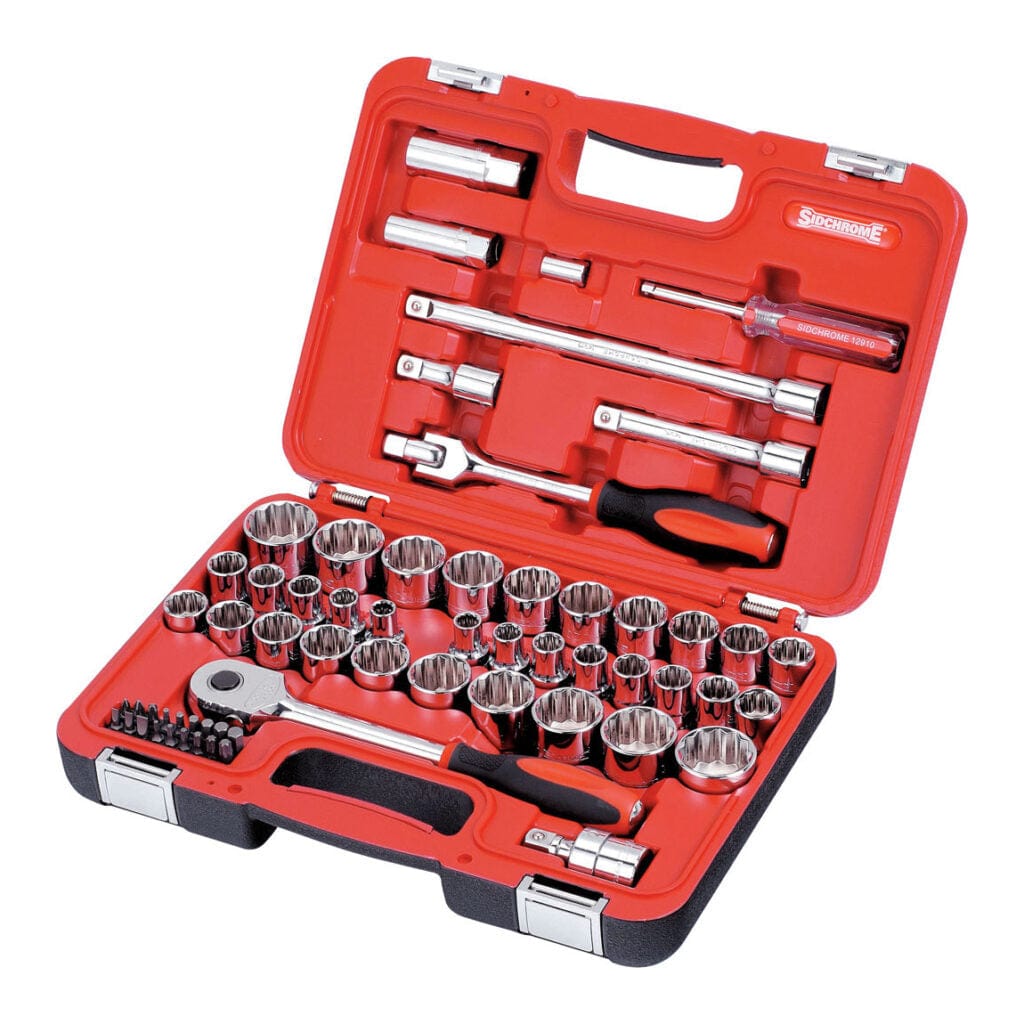 61Pce Metric 1/2″ Drive Socket Set SCMT10801 by Sidchrome