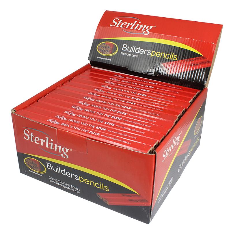 Sterling Red Carpenters Pencil - Medium SCP01