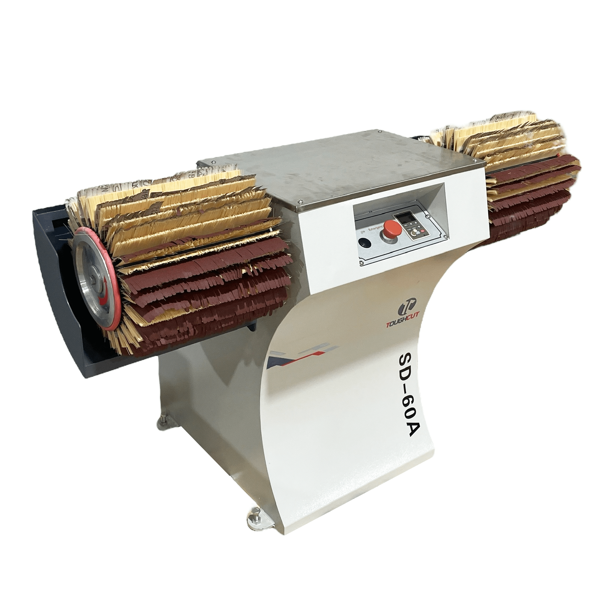 ToughCut Horizontal (Manual) Brush Sander with Twin Head Abrasives SD-60A