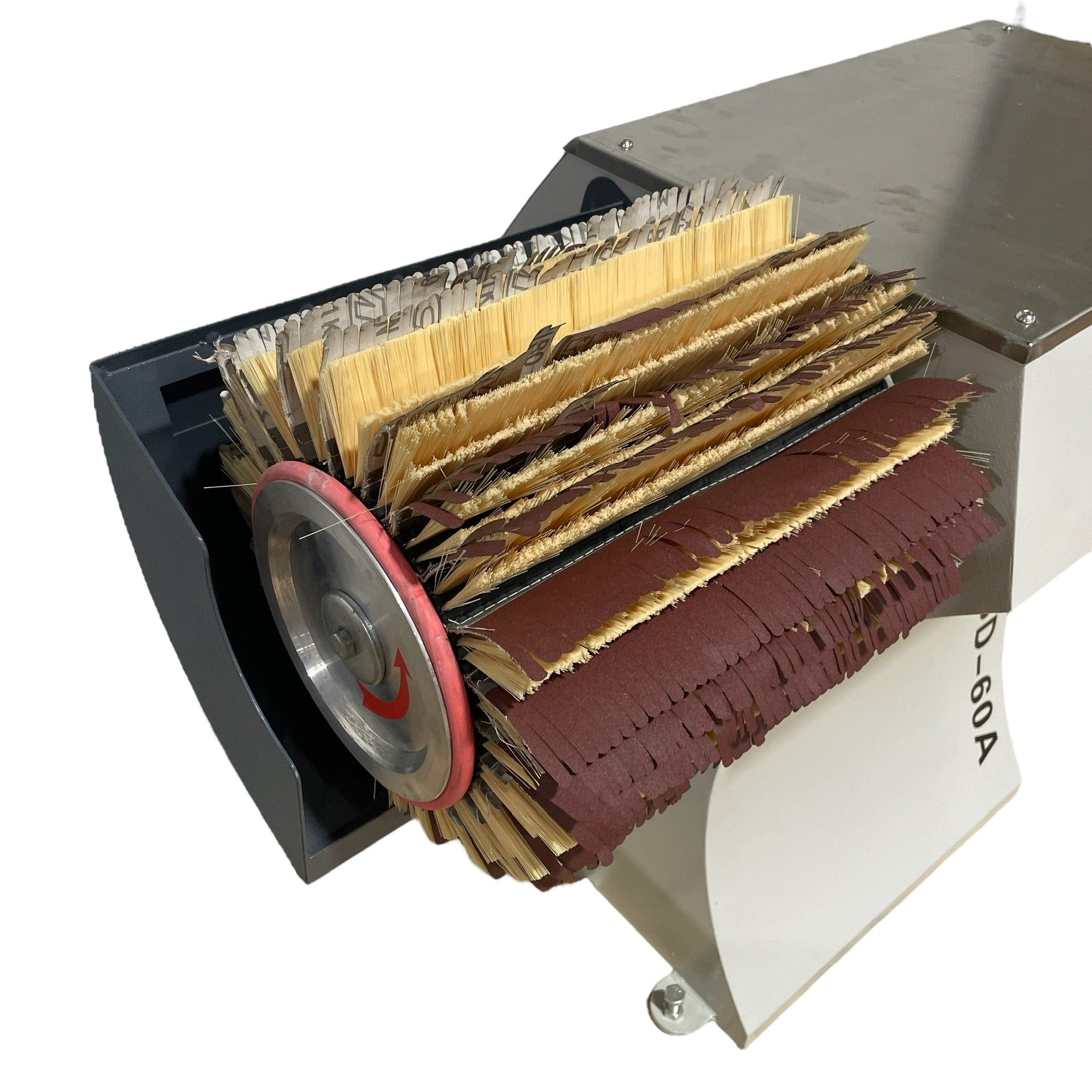 ToughCut Horizontal (Manual) Brush Sander with Twin Head Abrasives SD-60A