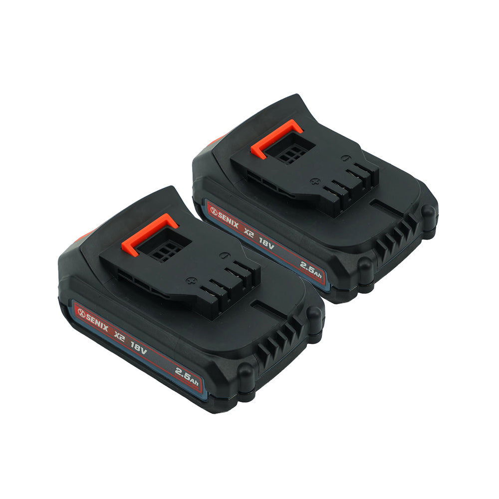 SENIX X2 18V 2.5Ah Battery Twin Pack B25X2 - 11