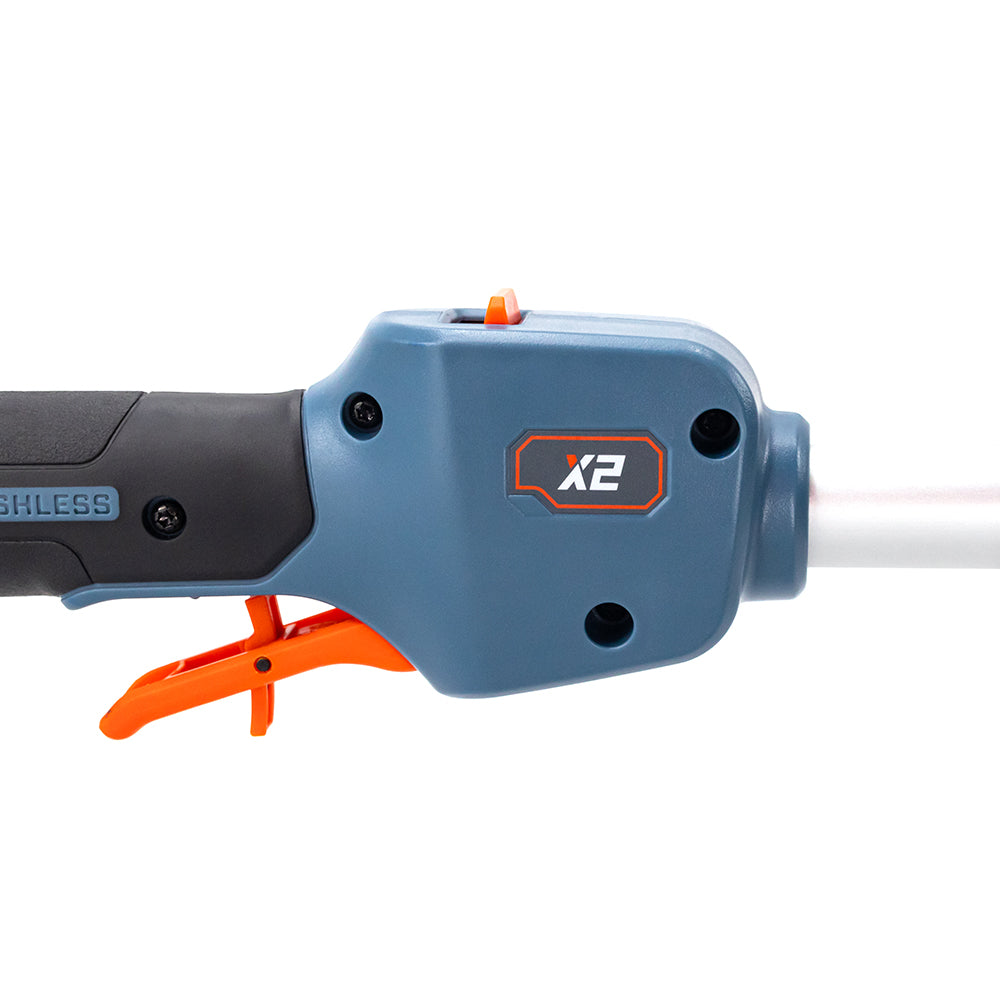 SENIX X2 18V Brushless 38cm (15") Line Trimmer Kit GTX2-M3-EU