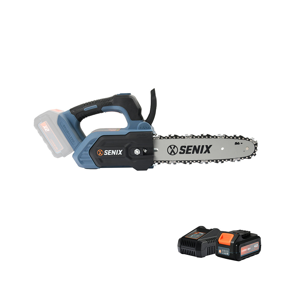 SENIX X2 18V 32cm (12") Push Lawn Mower Kit LPPX2-L-EU