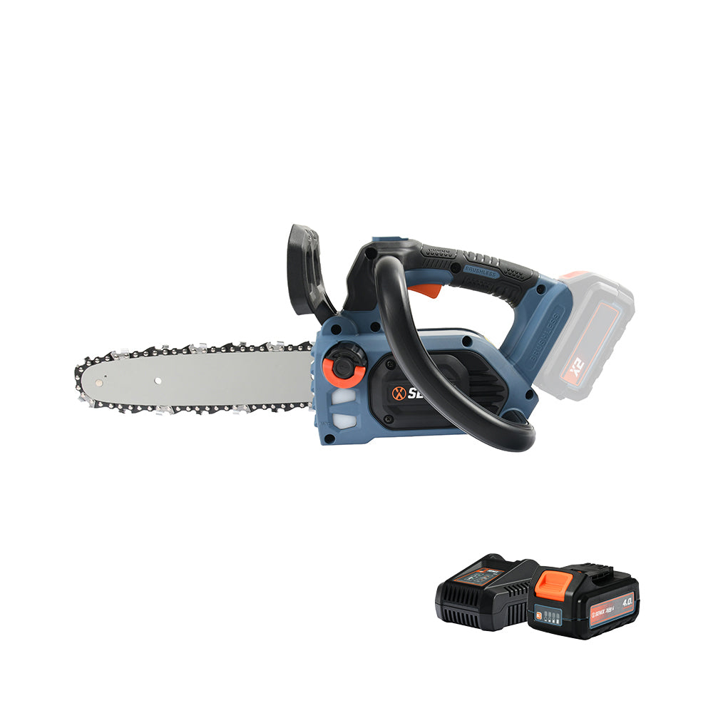 SENIX X2 18V 32cm (12") Push Lawn Mower Kit LPPX2-L-EU