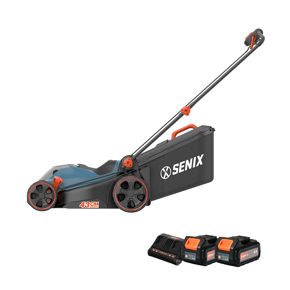 SENIX 2X2 36V 43cm (17") Push Lawn Mower Kit LPPX2-M2-EU - 1