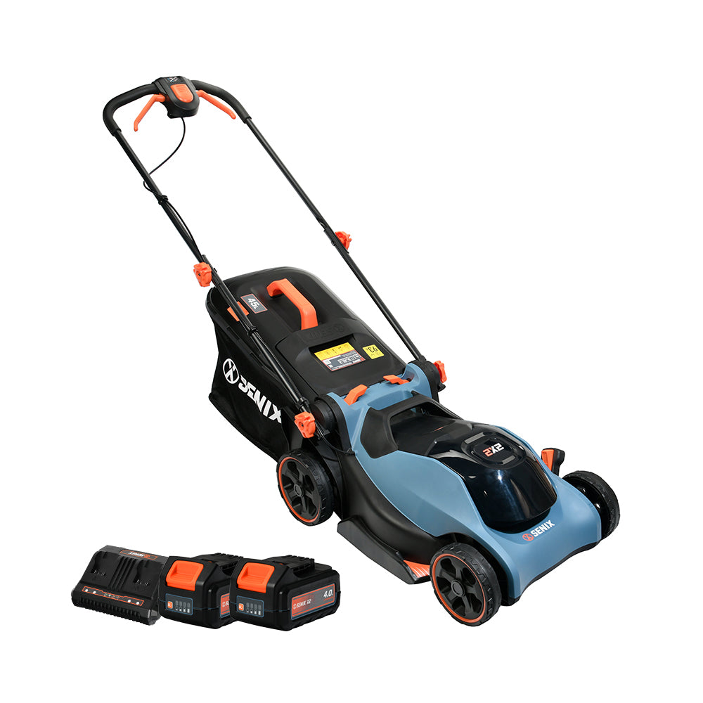 SENIX 2X2 36V 38cm (15") Push Lawn Mower Kit LPPX2-M4-EU - 4