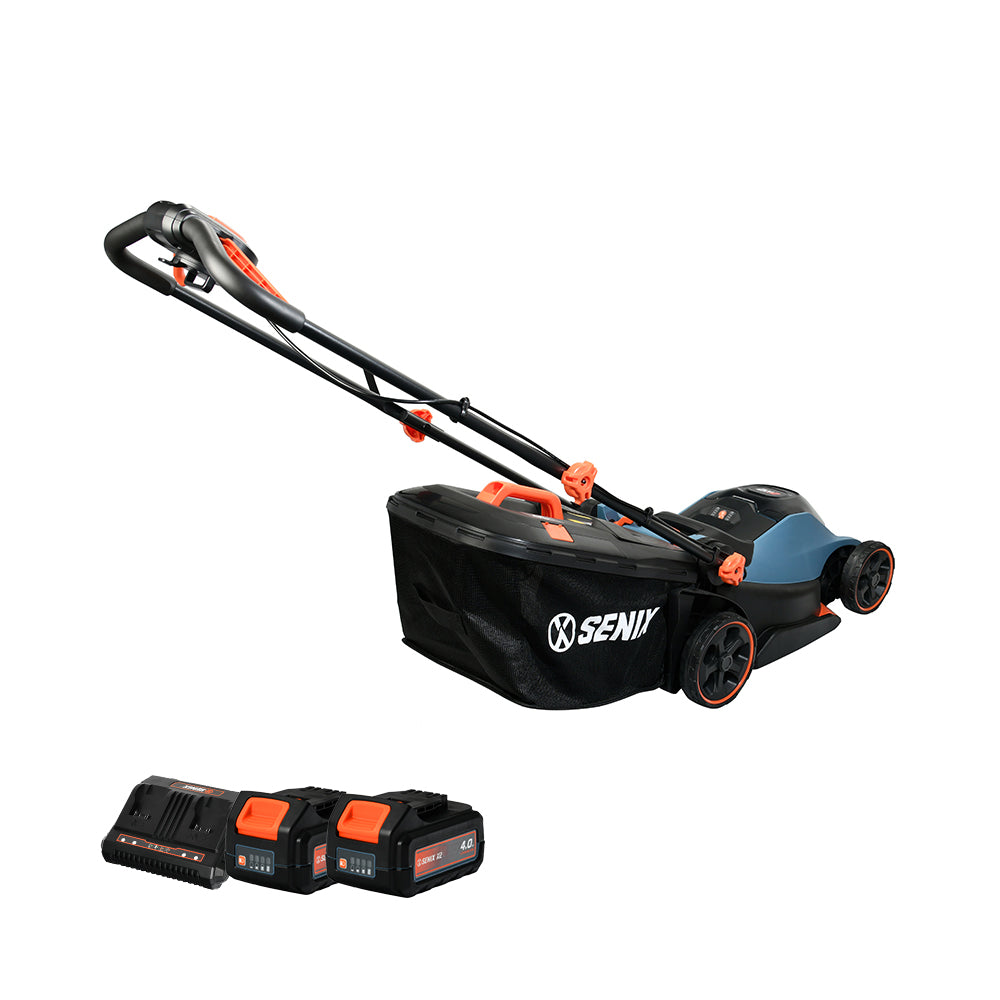 SENIX 2X2 36V 38cm (15") Push Lawn Mower Kit LPPX2-M4-EU - 5