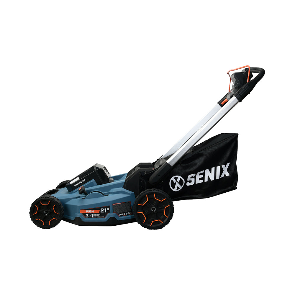 SENIX X6 60V Brushless 53cm (21") Push Lawn Mower Kit LPPX6-H-EU - 7