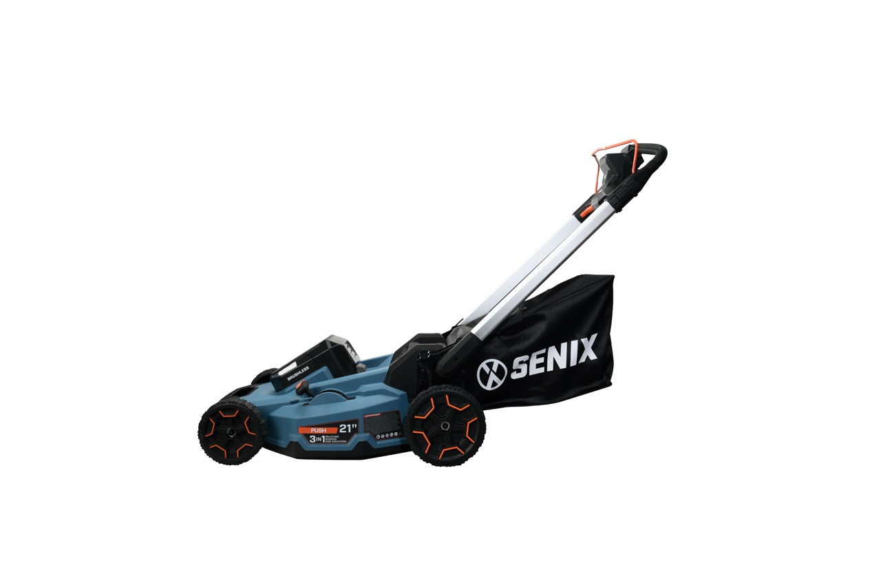 SENIX X6 60V Brushless 53cm (21") Push Lawn Mower Kit LPPX6-H-EU - 8