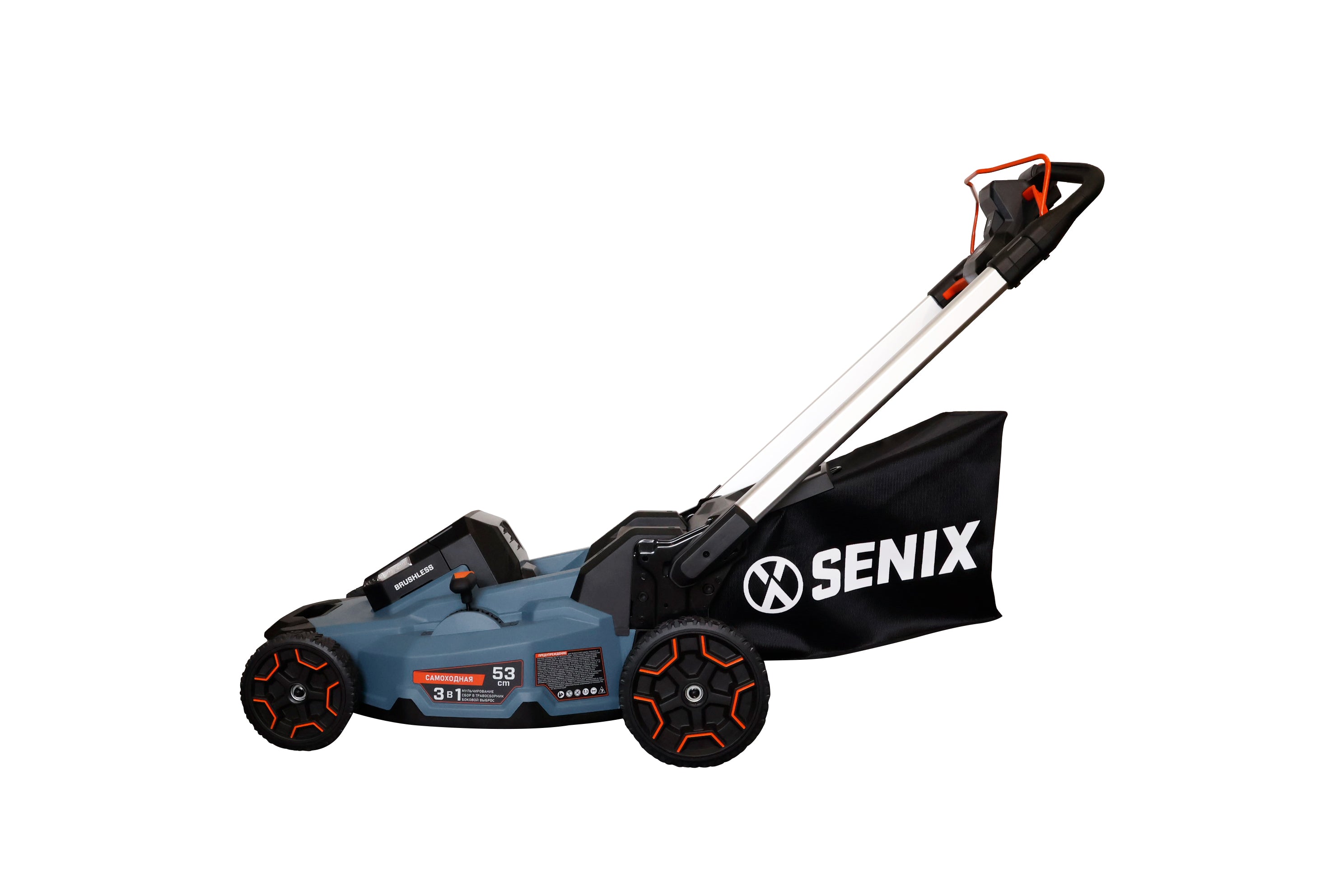 SENIX X6 60V Brushless 53cm (21") Self-Propelled Lawn Mower Kit LPSX6-H-EU - 2