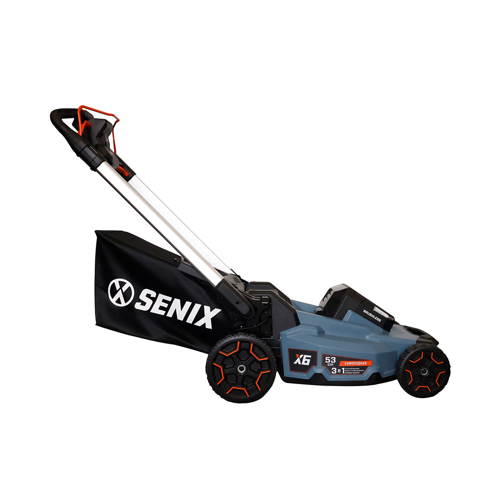 SENIX X6 60V Brushless 53cm (21") Self-Propelled Lawn Mower Kit LPSX6-H-EU - 6