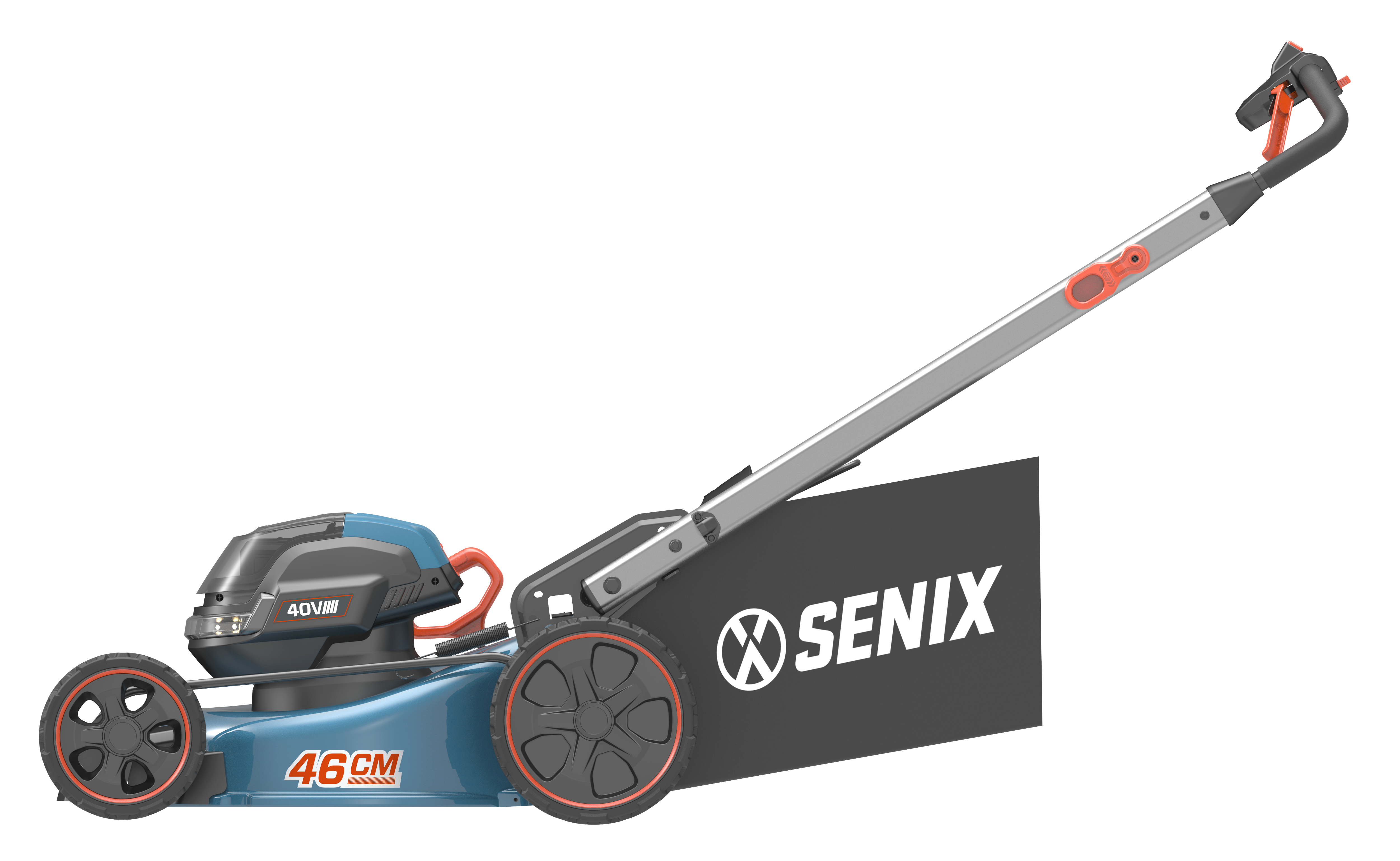 SENIX 2X2 36V Brushless 46cm (18") Self-Propelled Lawn Mower Kit LSSX2-H-EU - 1