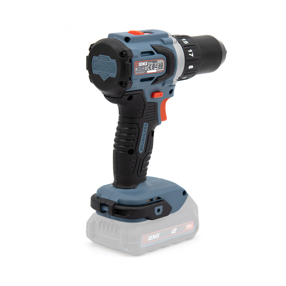 SENIX X2 18V Brushless 60Nm Drill/Driver Skin PDDX2-M2-EU-0 - 5