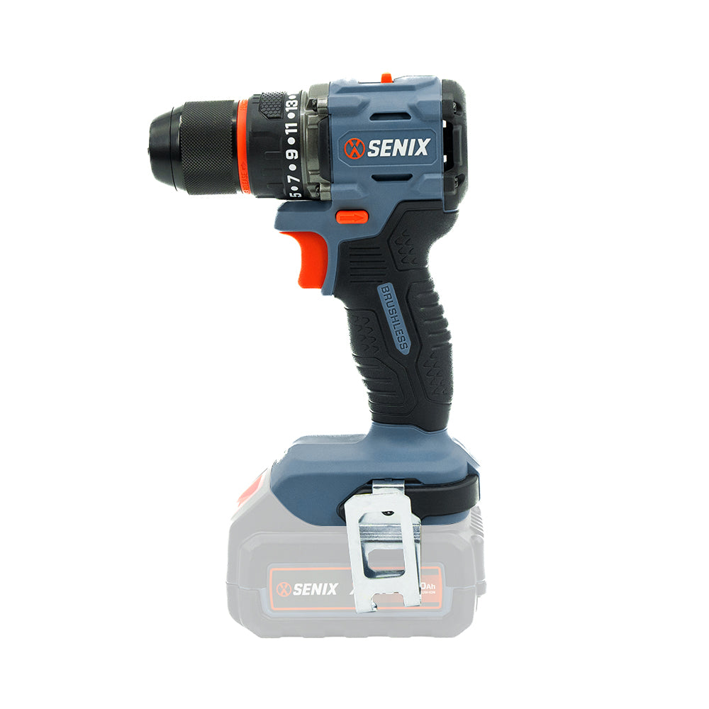 SENIX X2 18V Brushless 60Nm Compact Drill/Driver Skin PDDX2-M4-EU-0 - 1