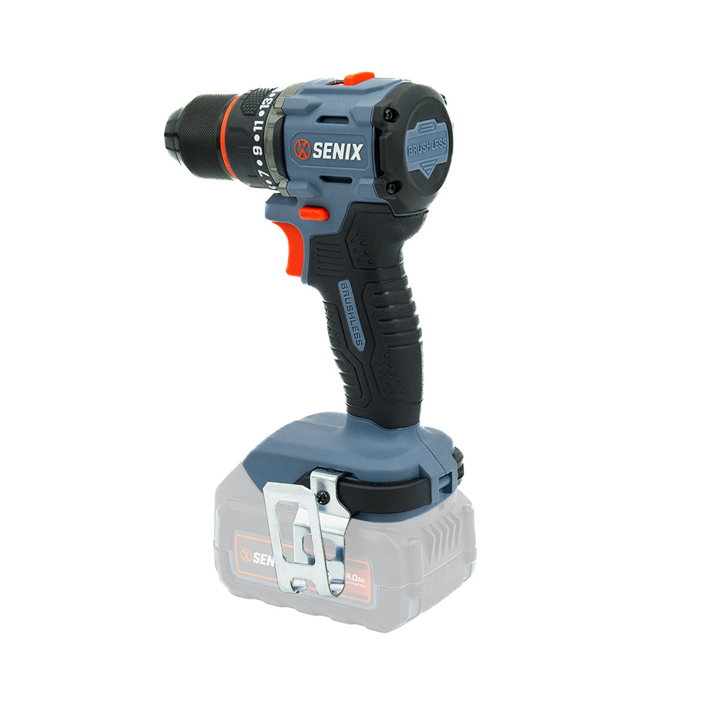 SENIX X2 18V Brushless 60Nm Compact Drill/Driver Skin PDDX2-M4-EU-0 - 3